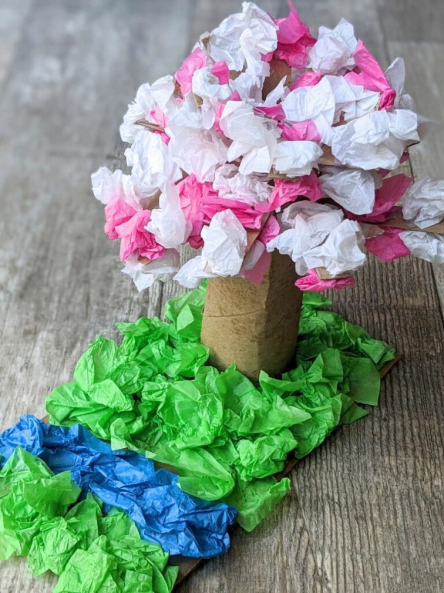 Easy Pumpkin Tissue Paper Craft for Kids - Raise Curious Kids