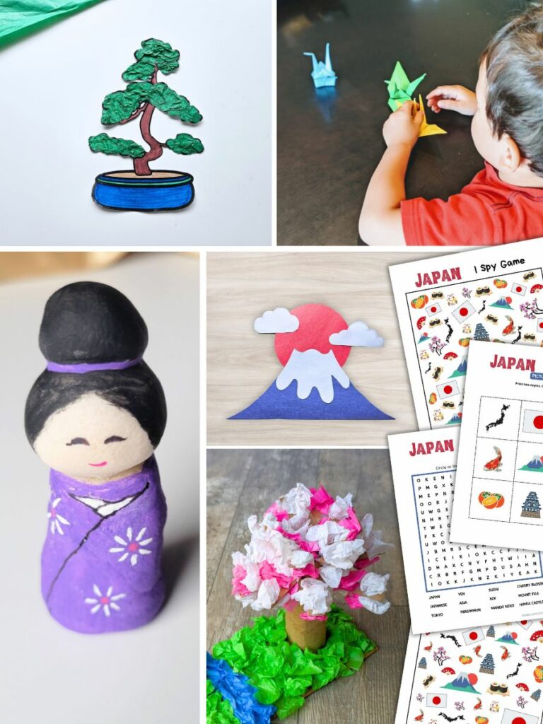 Japan crafts and activities for kids