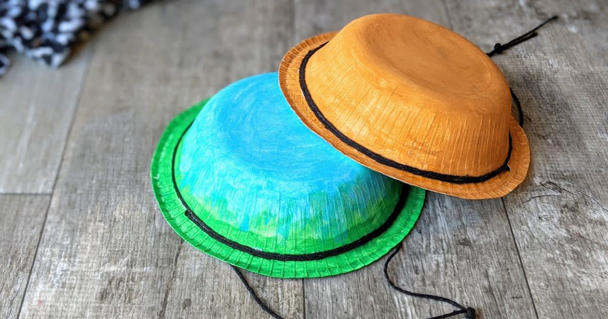 safari hat craft template