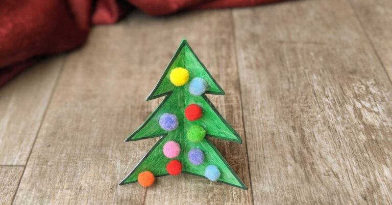 easy-christmas-tree-3d-craft-for-kids-raise-curious-kids