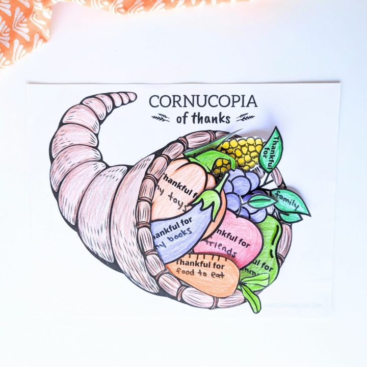 Cornucopia Craft for Kids