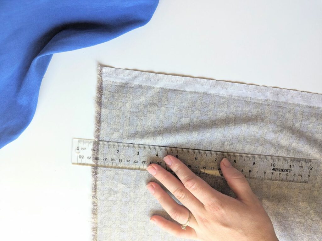 Measuring fabric for the drum craft
