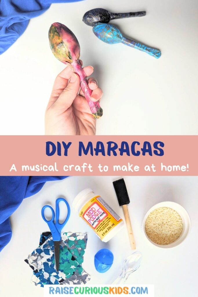 DIY Maracas pinterest pin