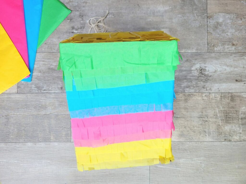 Finished easy pinata craft
