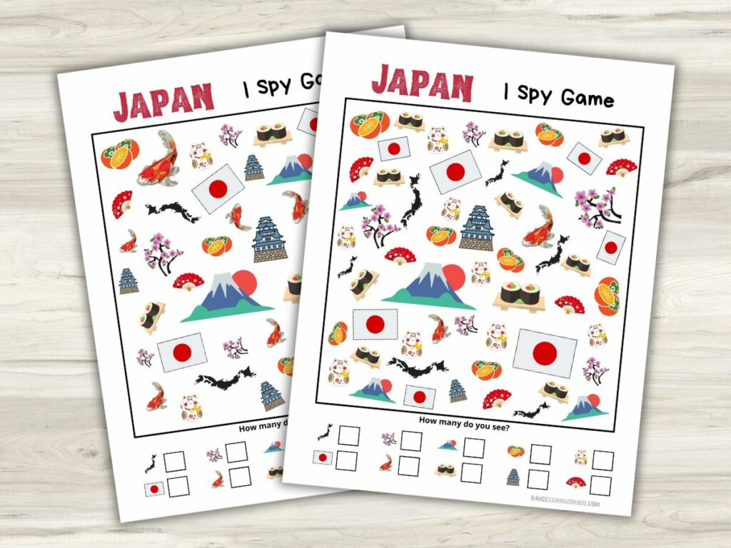Japan I Spy Game
