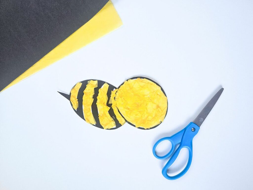 Cut out bee craft
