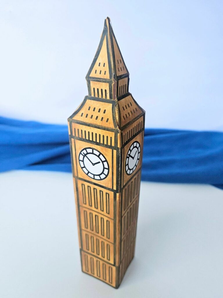 Big Ben 3D craft