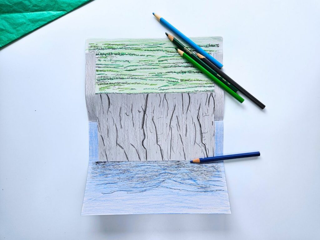 Coloring the Cliff of Moher 3D craft