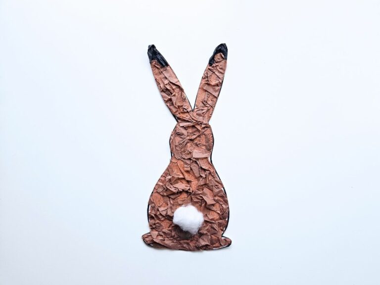 Tissue Rabbit Tutorial Easy Rabbit Tissue Paper Craft for Kids - Raise Curious Kids
