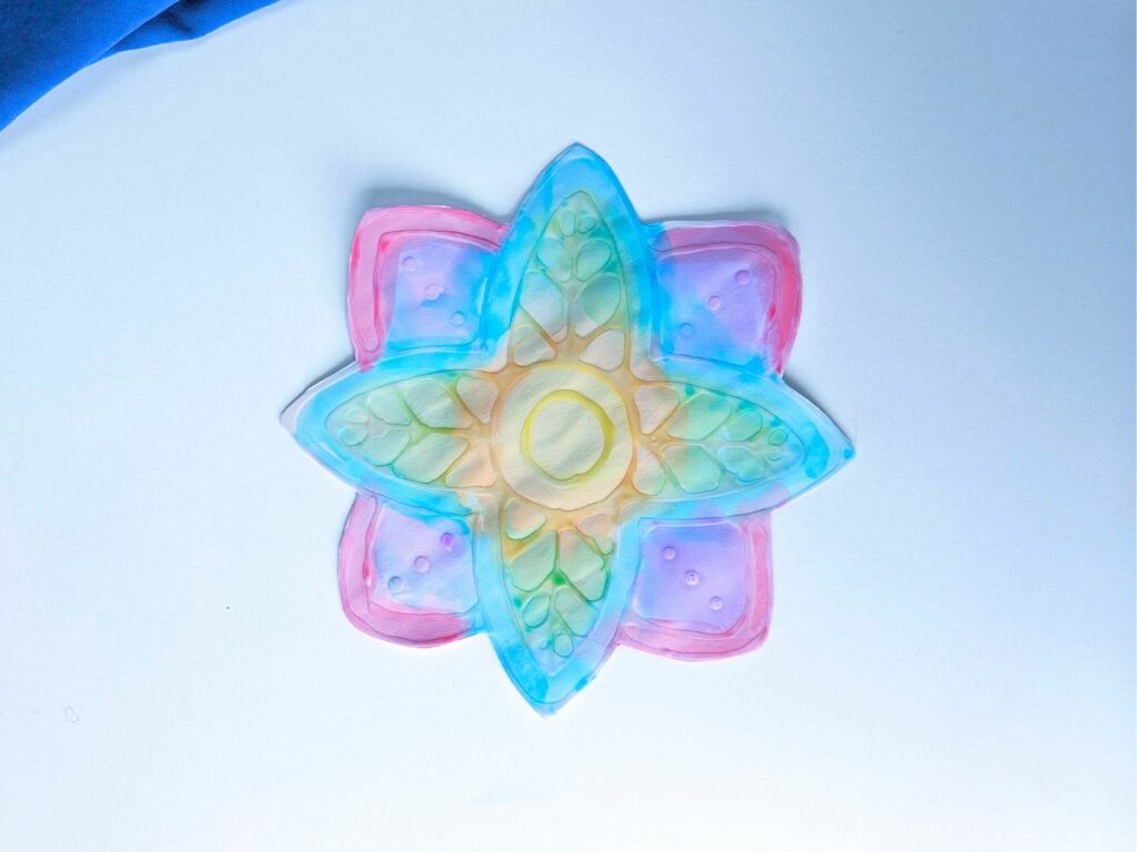 Mandala craft for kids