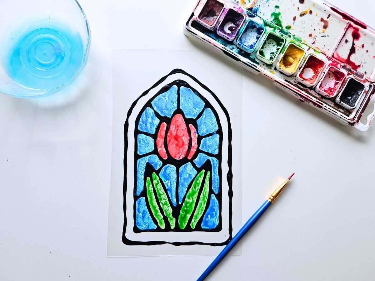 Stained Glass Window Craft for Kids - Raise Curious Kids