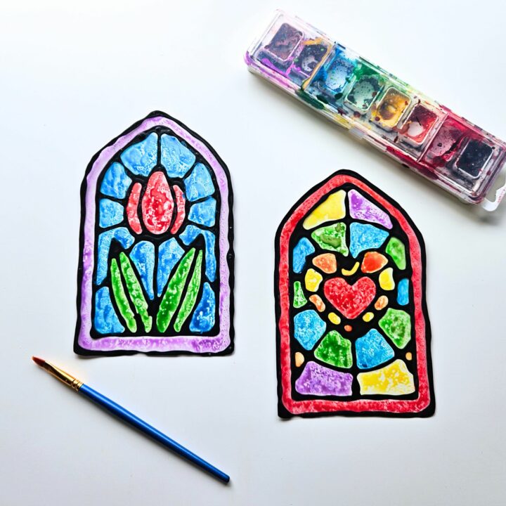 Stained glass window craft