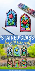 Stained Glass Window Craft for Kids - Raise Curious Kids