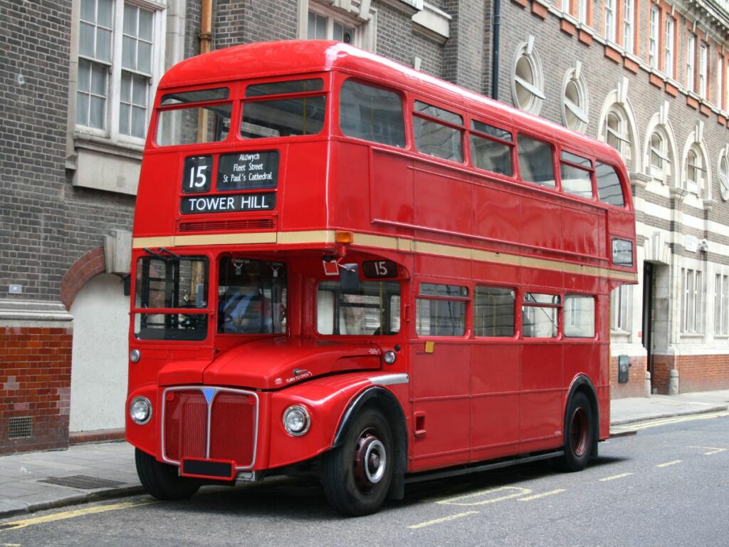 Red double decker bus