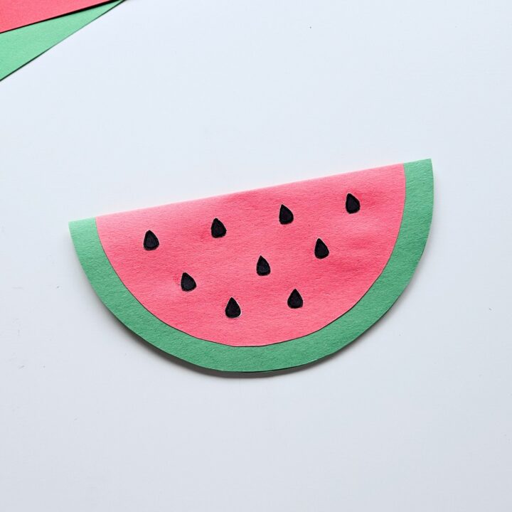 Watermelon card craft