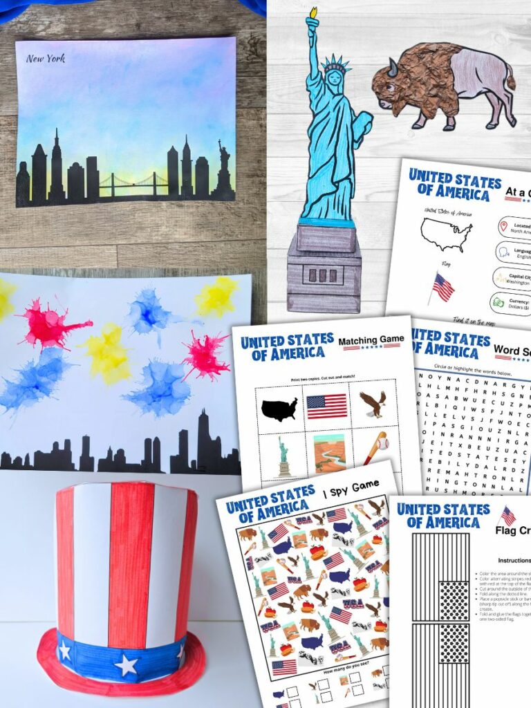 USA crafts and activities for kids
