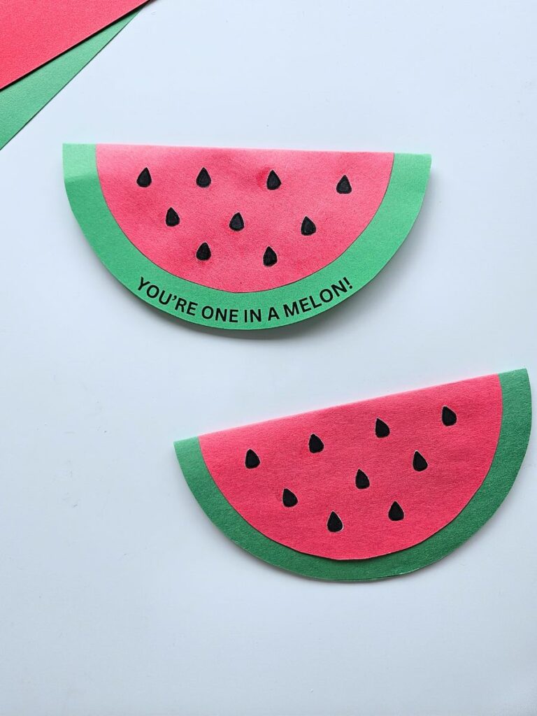 Watermelon card craft