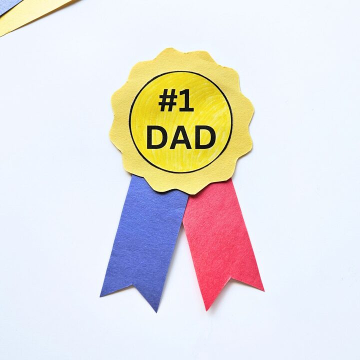 #1 Dad Father's Day Craft