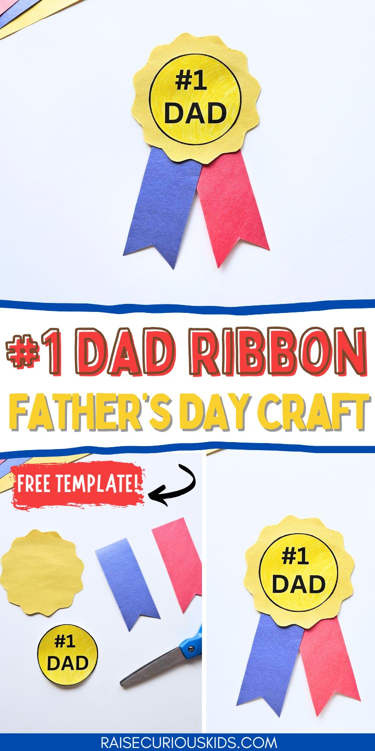 #1 Dad Easy Father's Day Craft - Raise Curious Kids