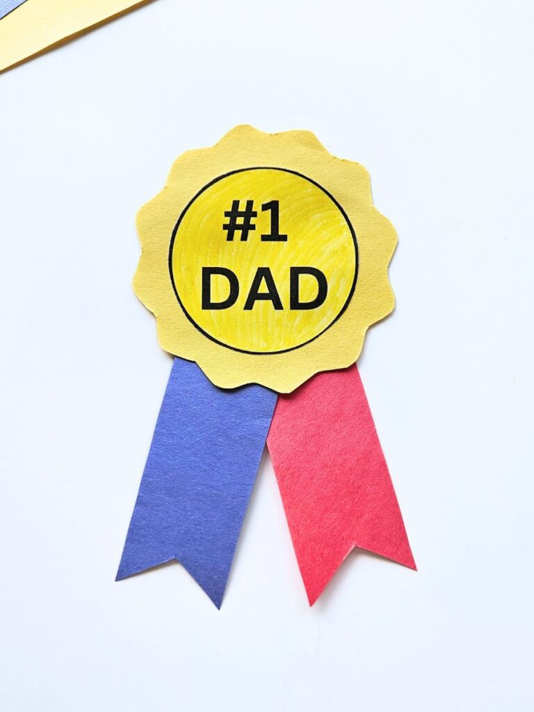 #1 Dad Father's Day Craft