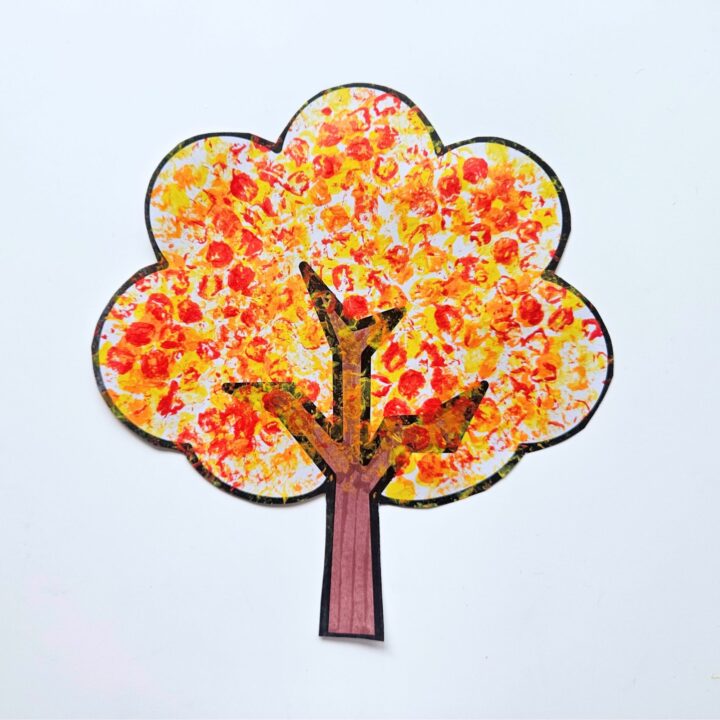 Autumn leaves craft for kids