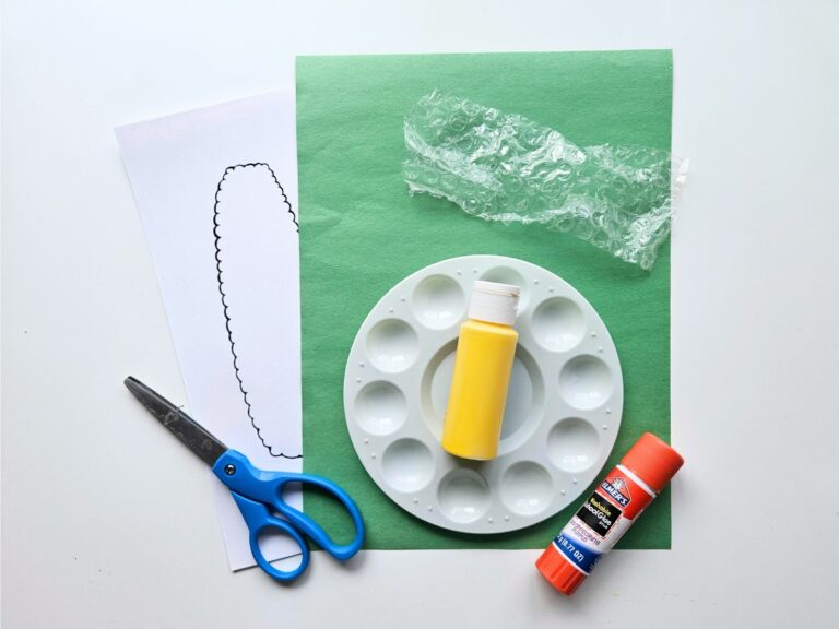 Corn Bubble Wrap Craft for Kids - Raise Curious Kids