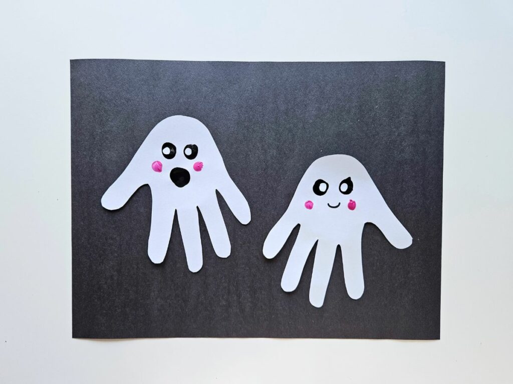 Completed handprint ghost craft 