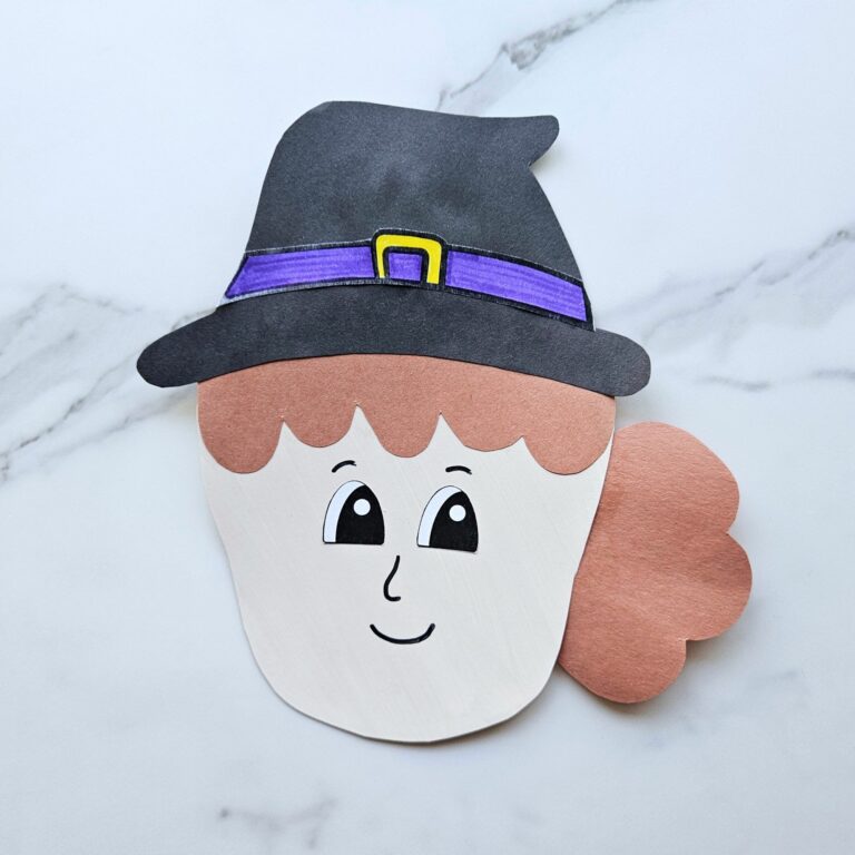 Witch Paper Plate Craft for Kids - Raise Curious Kids