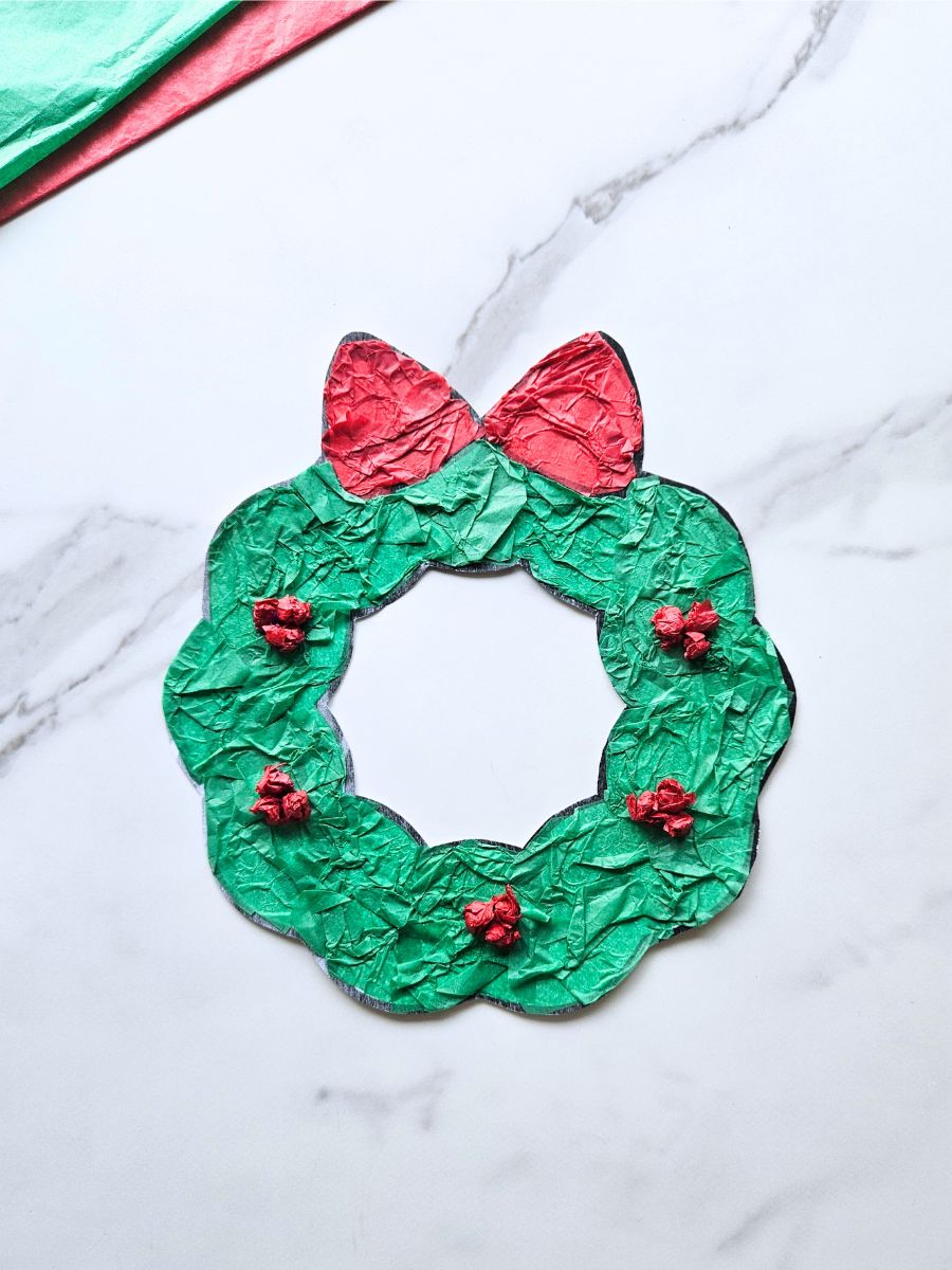 Christmas wreath craft