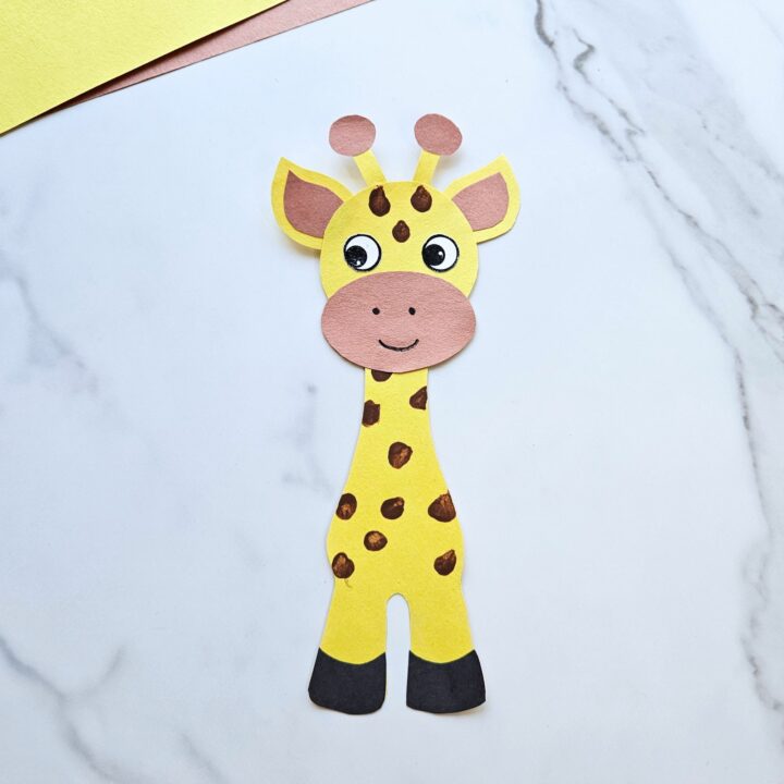 Giraffe craft for kids