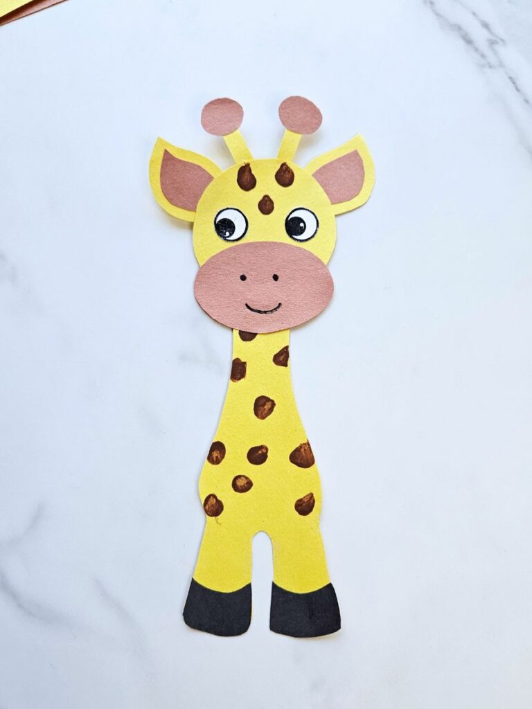 Giraffe craft for kids