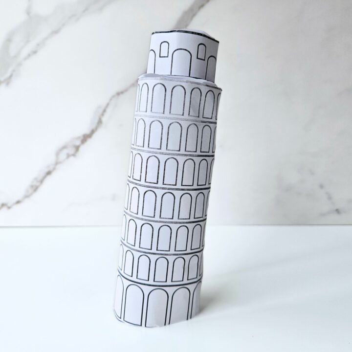 Leaning Tower of Pisa craft