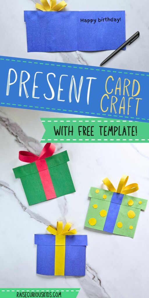 Present card craft Pinterest pin