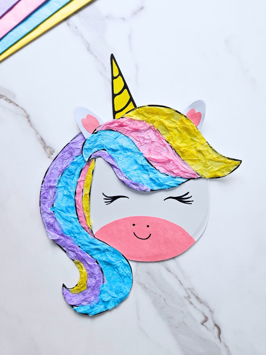 Unicorn Paper Plate Craft - Raise Curious Kids