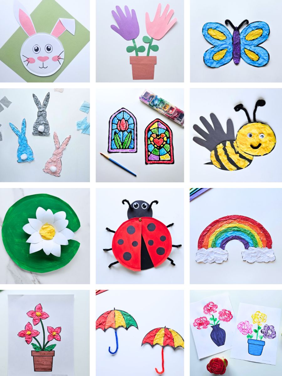 Spring crafts for kids