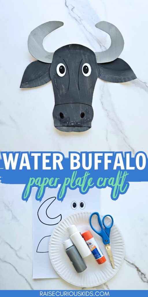 Water buffalo craft Pinterest pin