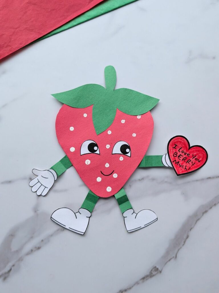 Strawberry card craft