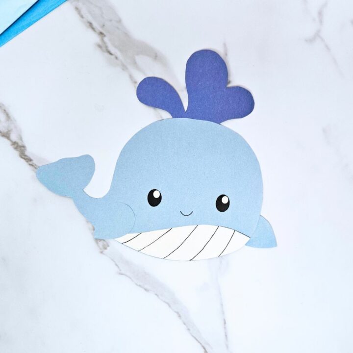 Whale craft for kids