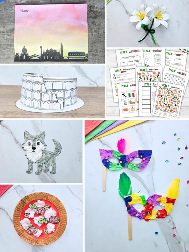 Italy crafts for kids