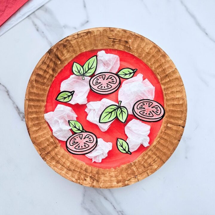 Pizza paper plate